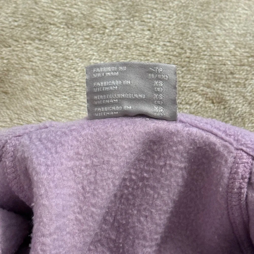 Columbia Girls Benton Springs Fleece Jacket Lavender Purple Full Zip XS 6/6X